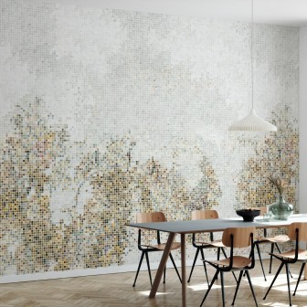 Fototapet Photowall PHW-E21513. Conține culorile: Galben, Galben Măsliniu, Verde, Verde Brad, Alb, Alb Trafic, Gri, Gri Khaki