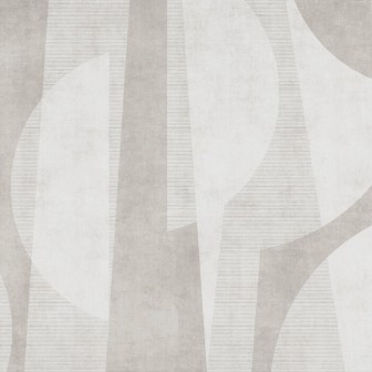 Fototapet abstract bej în living modern