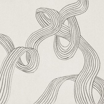 Tapet modern cu linii grafice într-un living elegant