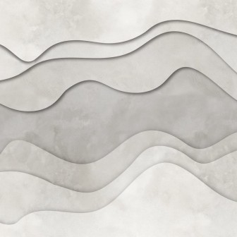 Tapet 3D cu valuri albe în dormitor