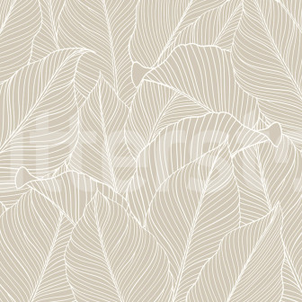 Tapet decorativ cu motiv floral - frunze gigantice