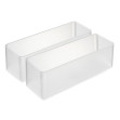 Organizator stivuibil L Deep (Set de 2) - alb, TOWER, Yamazaki