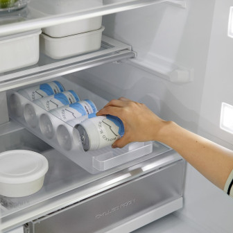 Organizator de frigider pentru conserve și sticle