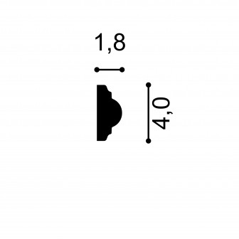 Brauri decorative Mardom Decor MRD-MD002, material: ProFoam